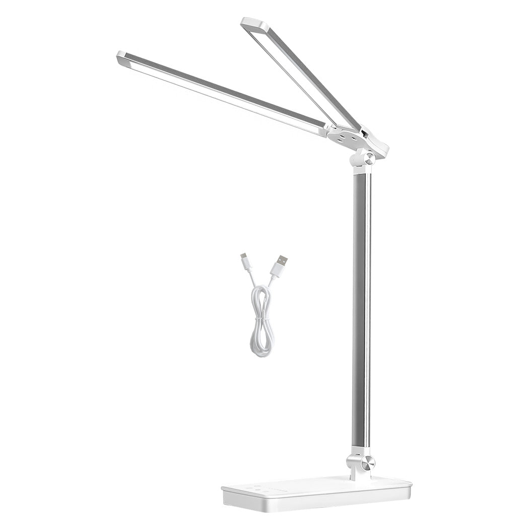 Emitto Double Head Desk Lamp LED Light Eye Caring USB-1910149778541514752
