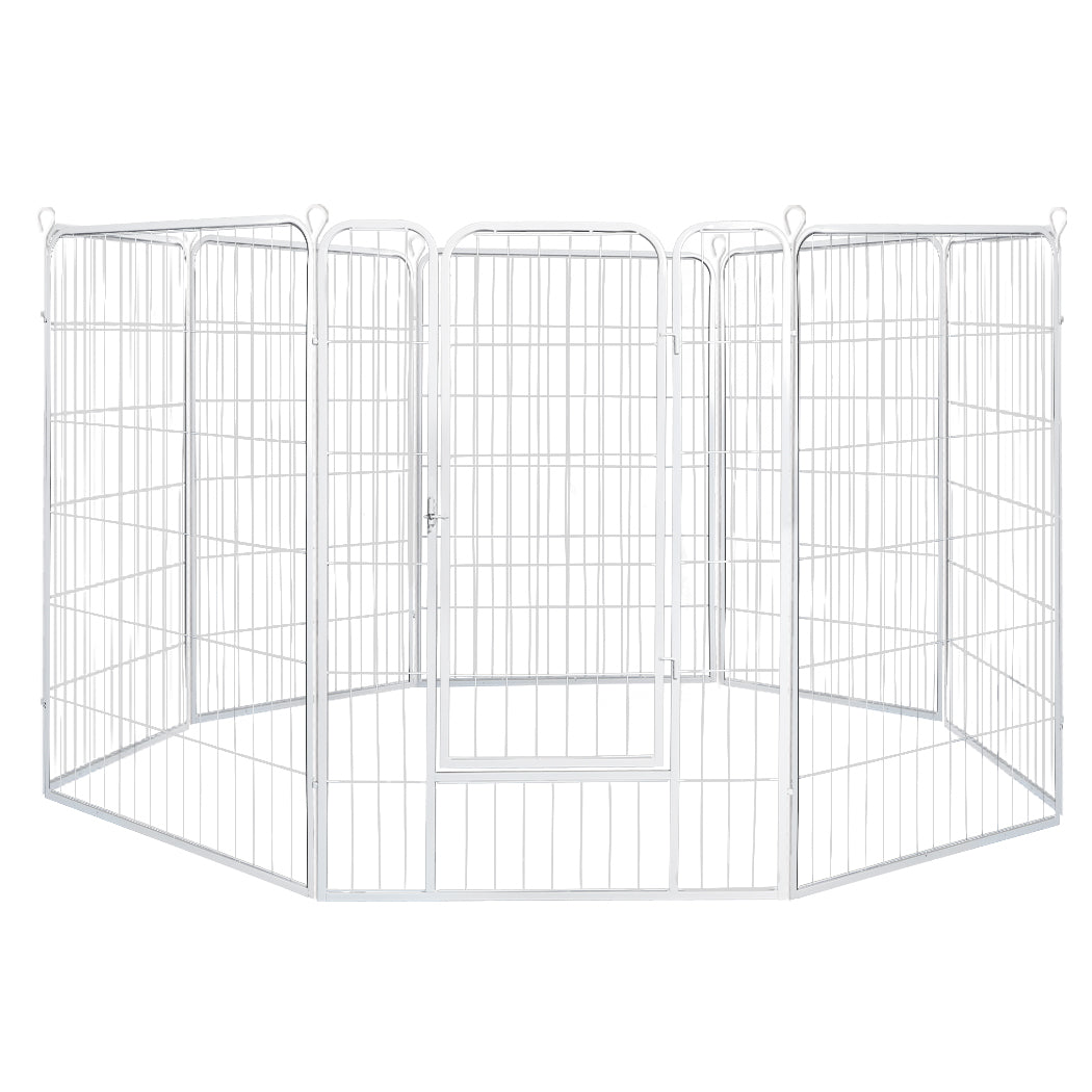 PaWz 8 Panel 32&#39;&#39; Pet Dog Playpen Puppy Exercise Cage Enclosure Fence Metal
