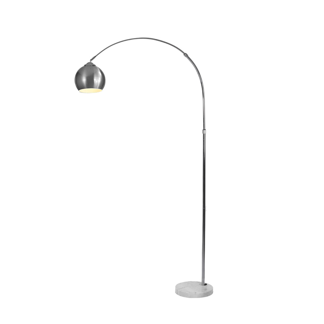 EMITTO Modern LED Floor Lamp Stand Reading Silver-1910112852912508928