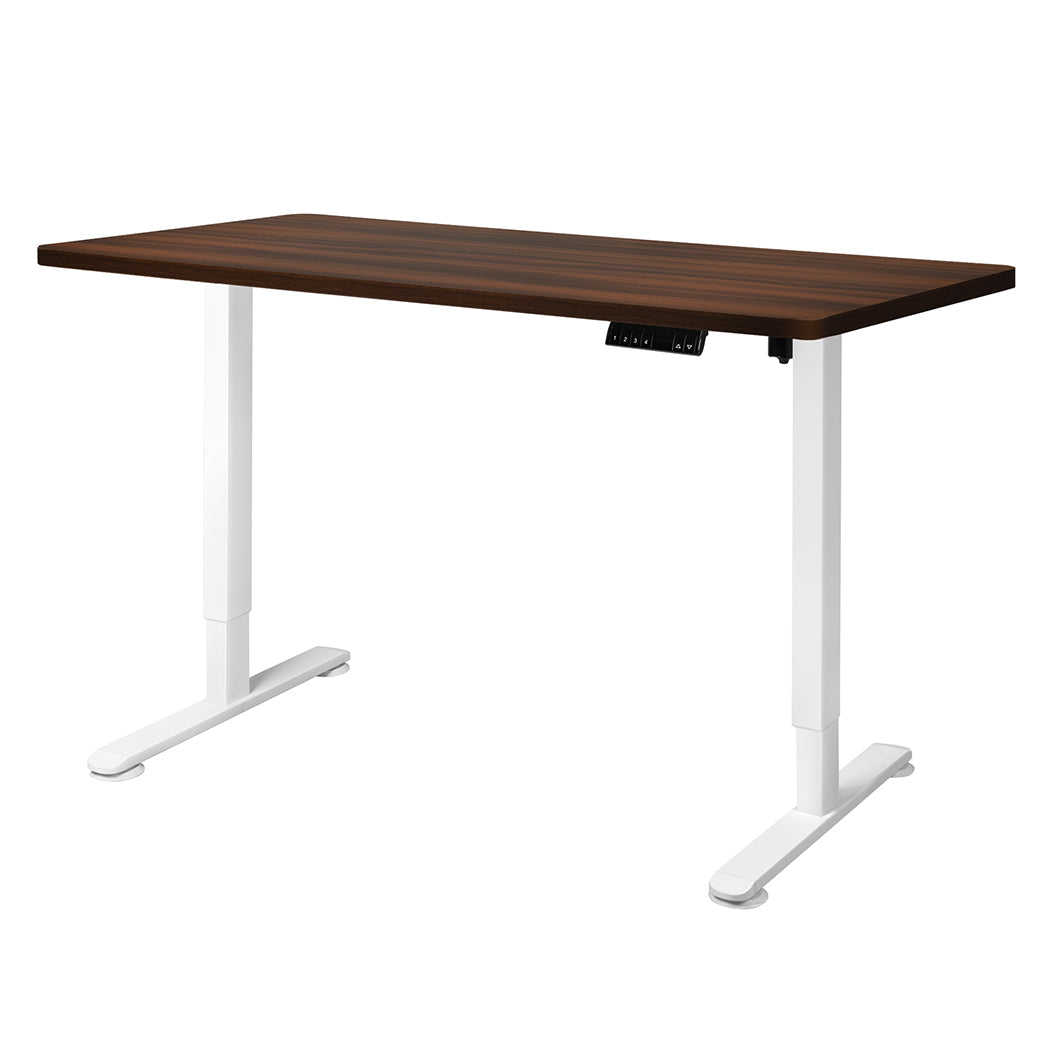 Levede Motorised Standing Desk Adjustable 140cm Walnut 1000x 1MM-1954803021993086976
