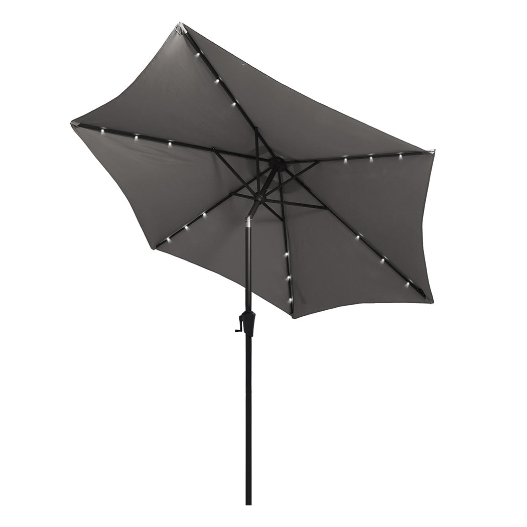 Centra 2.7M LED Outdoor Umbrella Base Stand Grey-1910112246906884096