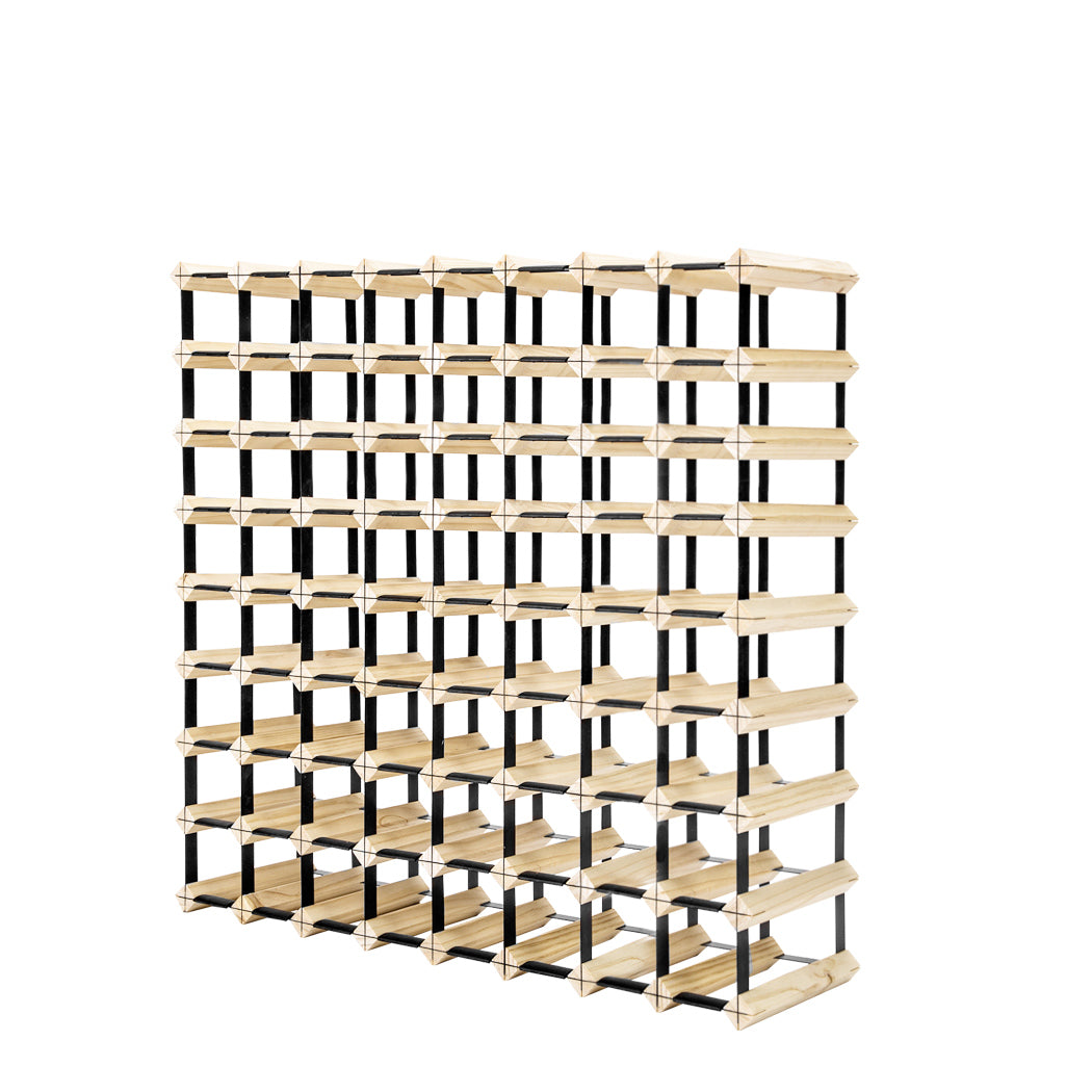 Levede 72 Bottle Timber Red Wine Rack-1919892822316683264