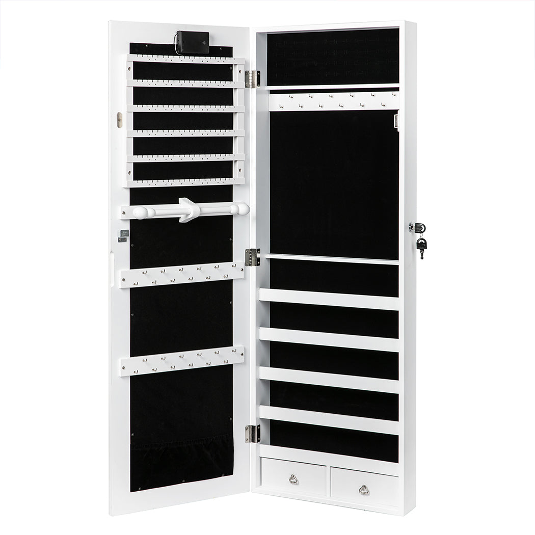 Levede Mirror Jewellery Cabinet Touch-1917016724222382080