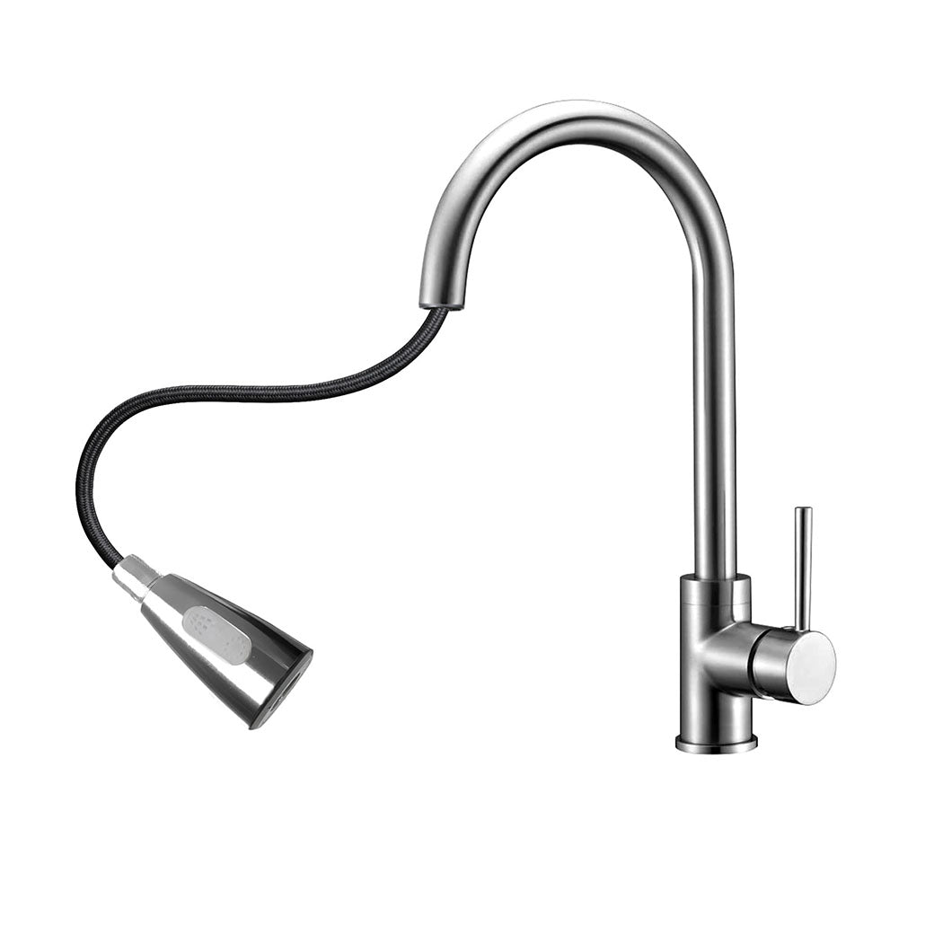 Kitchen Mixer Tap Sink Taps Faucet Extender Silver-1919892892197982208