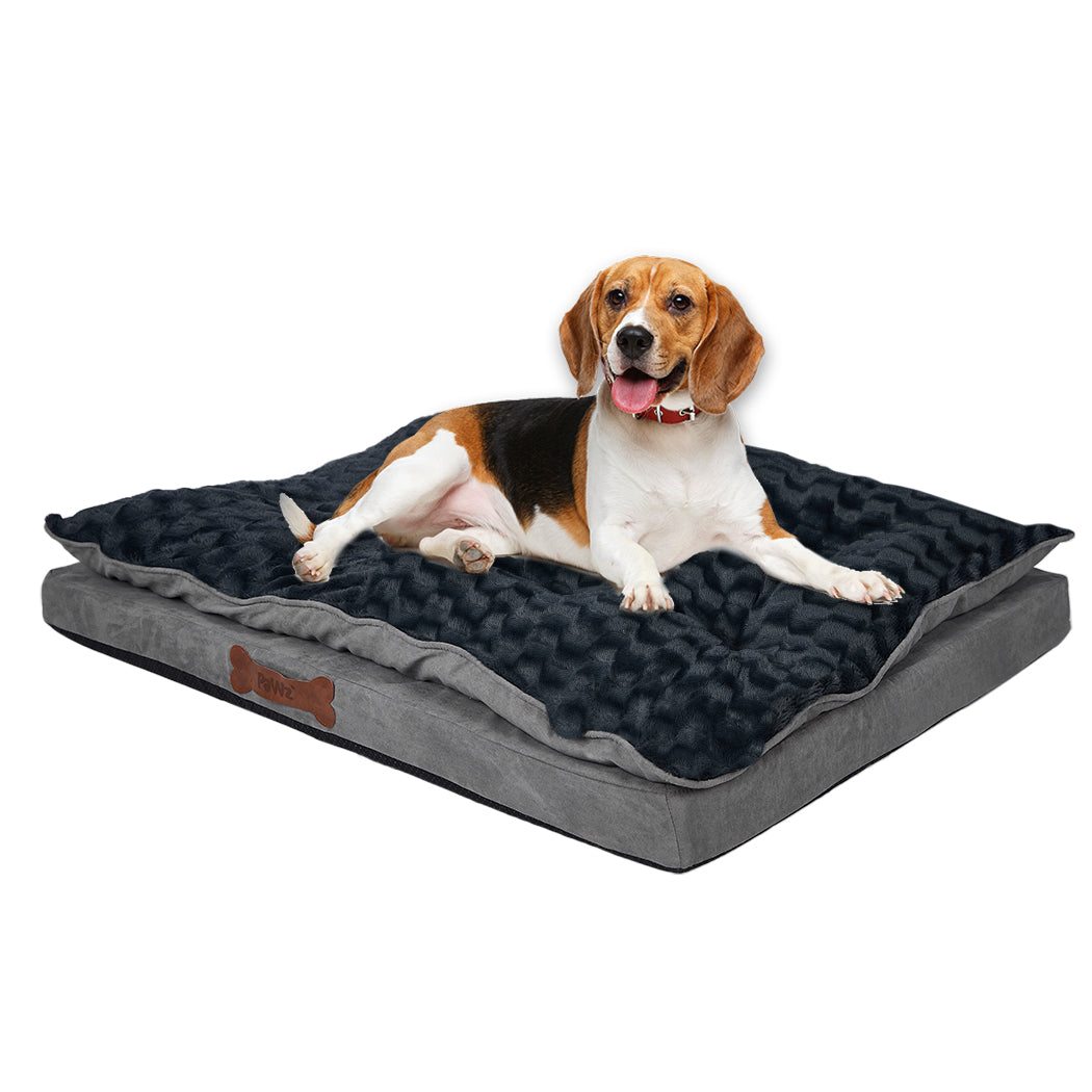 Dog Calming Bed Warm Soft Plush Comfy S Grey Small-1954802527455285248