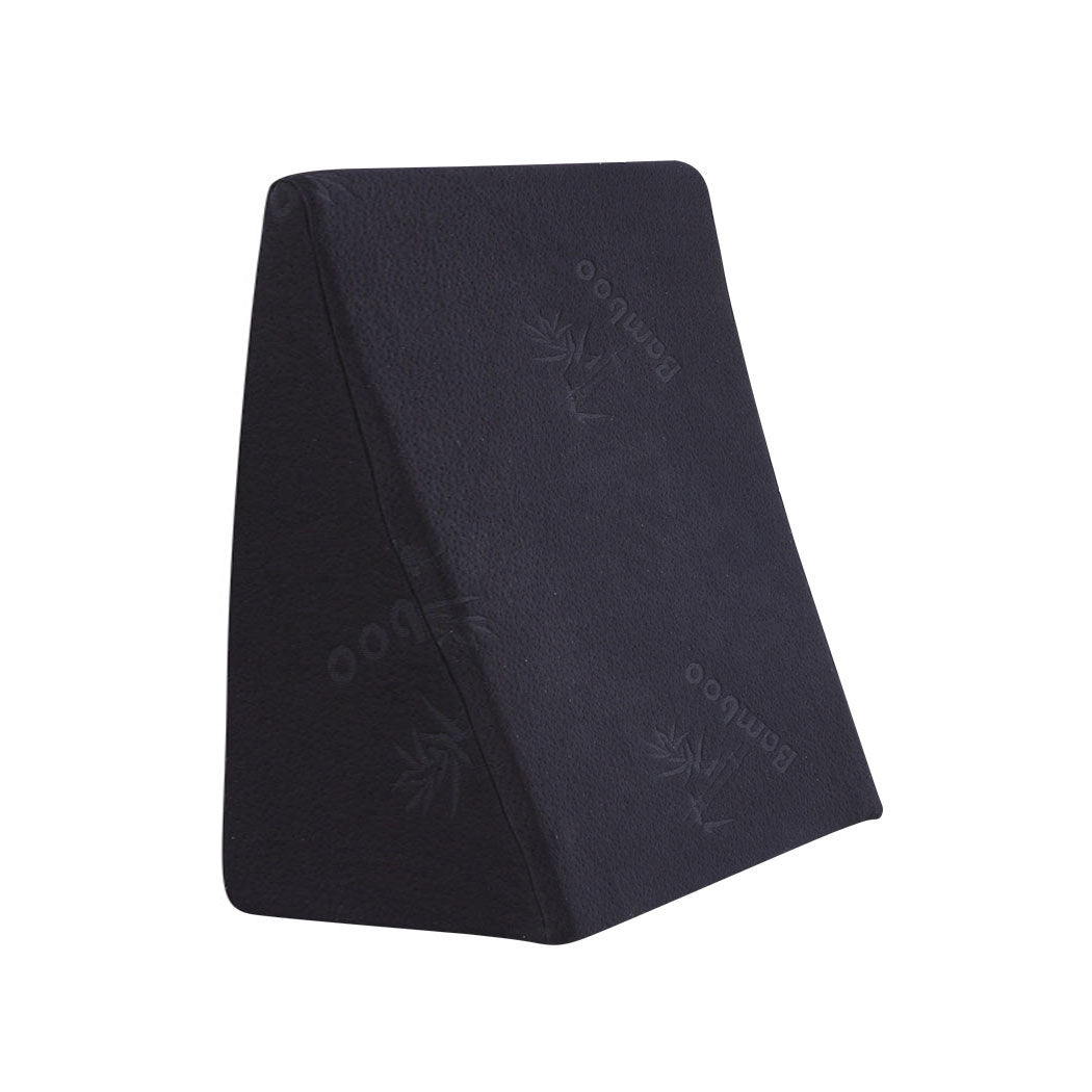 Cool Gel Memory Foam Bed Wedge Pillow Black 30-1954802699543384064