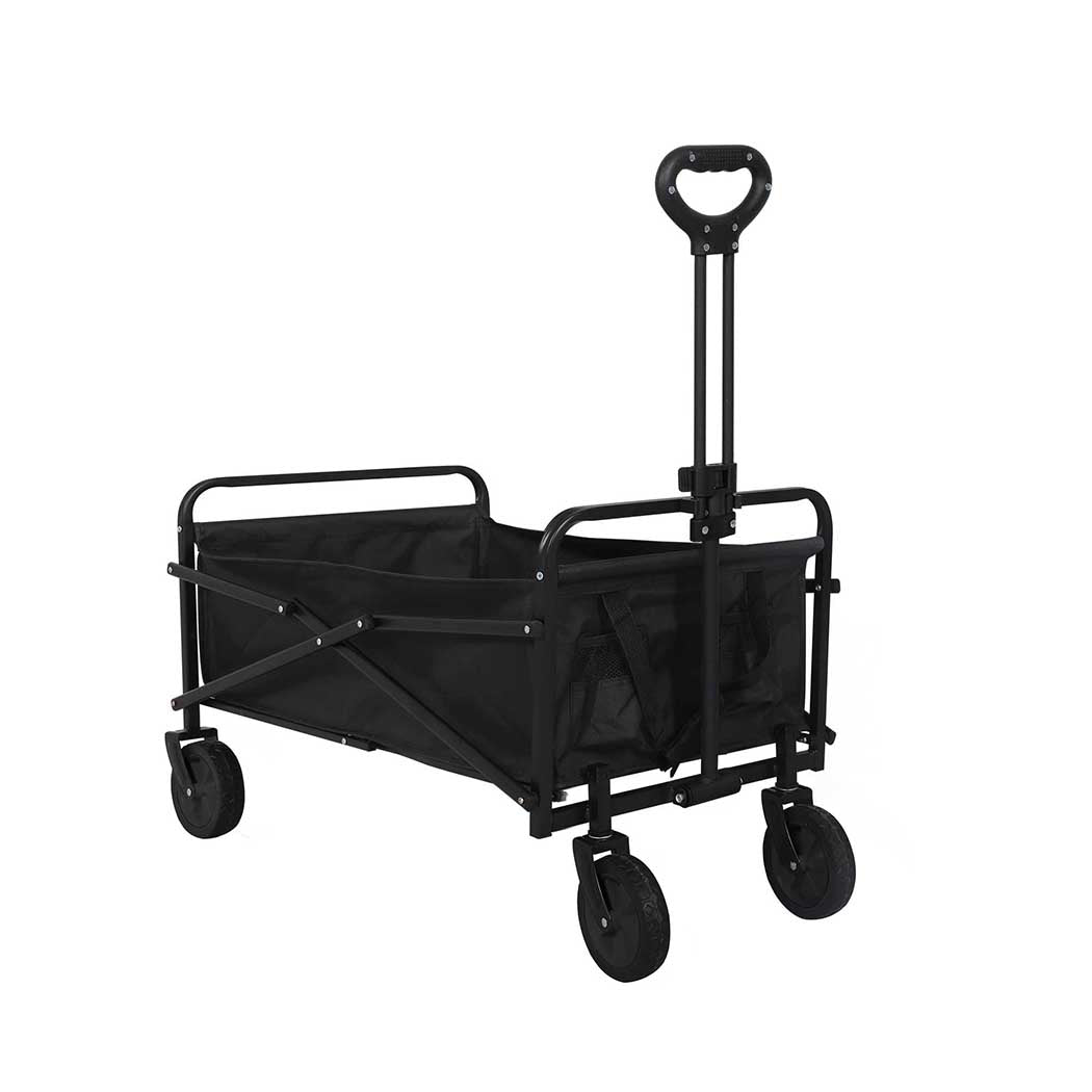 Lambu Garden Trolley Cart Foldable Picnic Black-1910112310475755520
