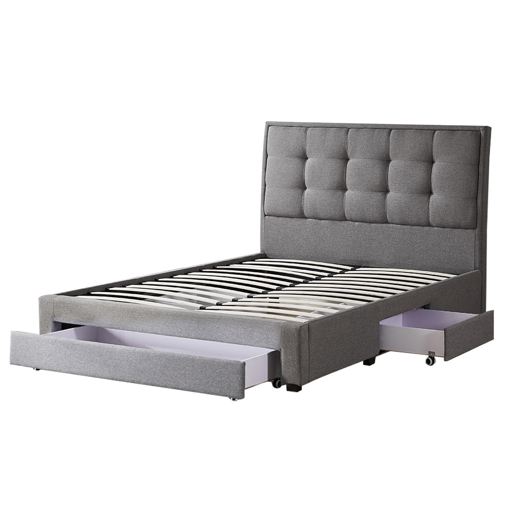Levede Storage Bed Frame Queen Size-1919892910757777408