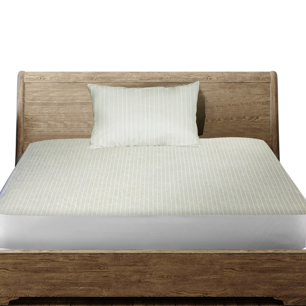 Dreamz KS Mattress Protector Pillowcases King Single Grey-1954802847098998784