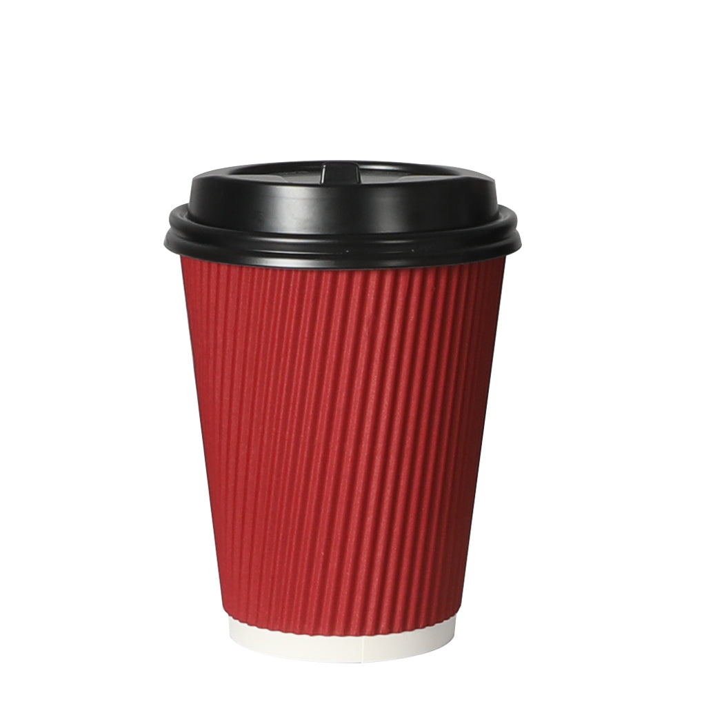 200 Pcs 16oz Disposable Takeaway Coffee Red-1954802896310767616