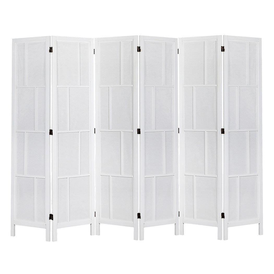 Levede 6 Panel Room Divider 170cm Freestanding Screen-1973194197406191616