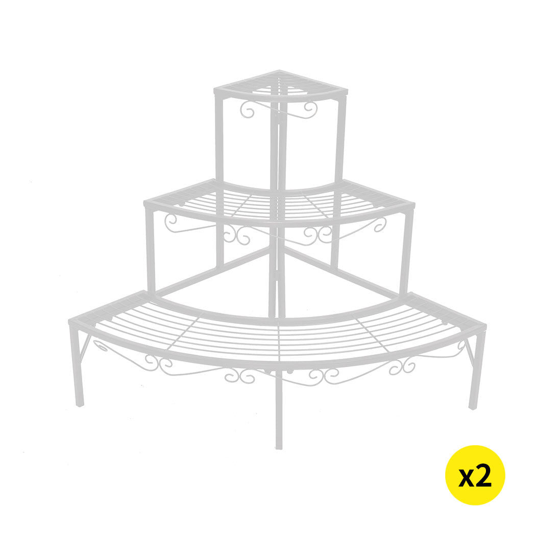 Levede Plant Stand Outdoor Indoor Metal-1910112810893971456