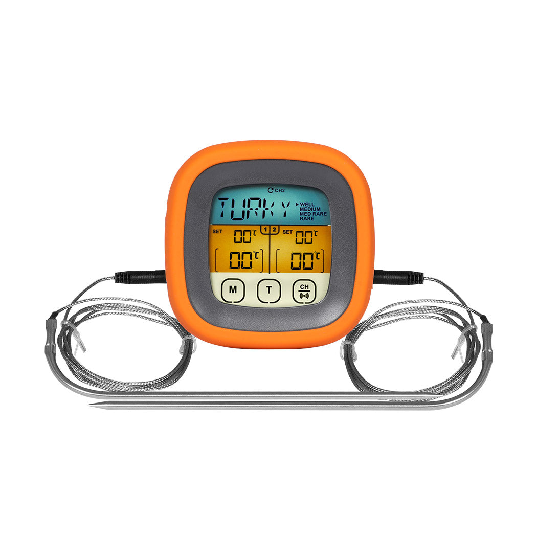 Digital Food Thermometer BBQ 2 Probe-1919892909830836224