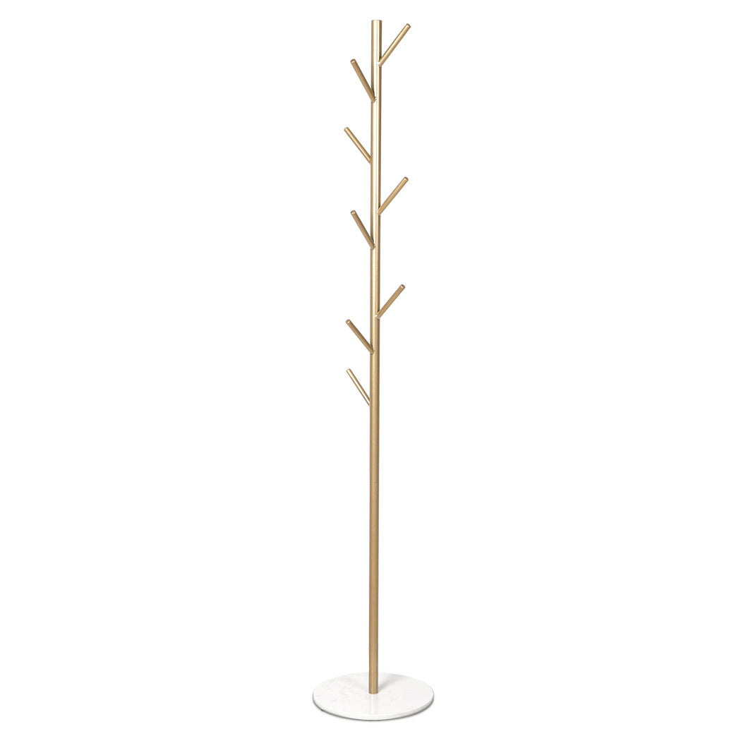 Levede Coat Rack Hat Clothes Stand Hanger Gold-1954803009837993984