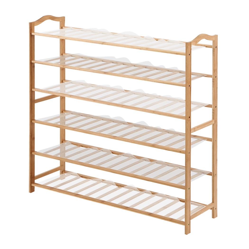 Levede Bamboo Shoe Rack Storage Wooden 90cm-1910113028062449664