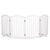 PaWz Wooden Pet Gate Dog Fence Safety White-1910112466411589632