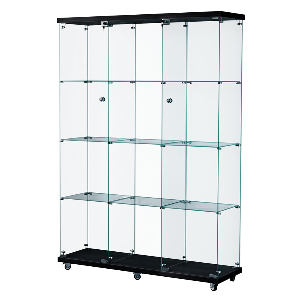 Stacked 169cm Tall Glass Display Cabinet 4 Tier-1954802399965220864