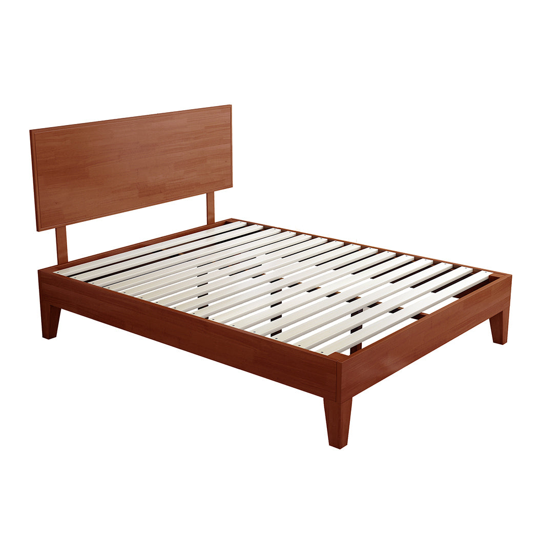 Levede Queen Rubberwood Bed Frame-1910113212540522496