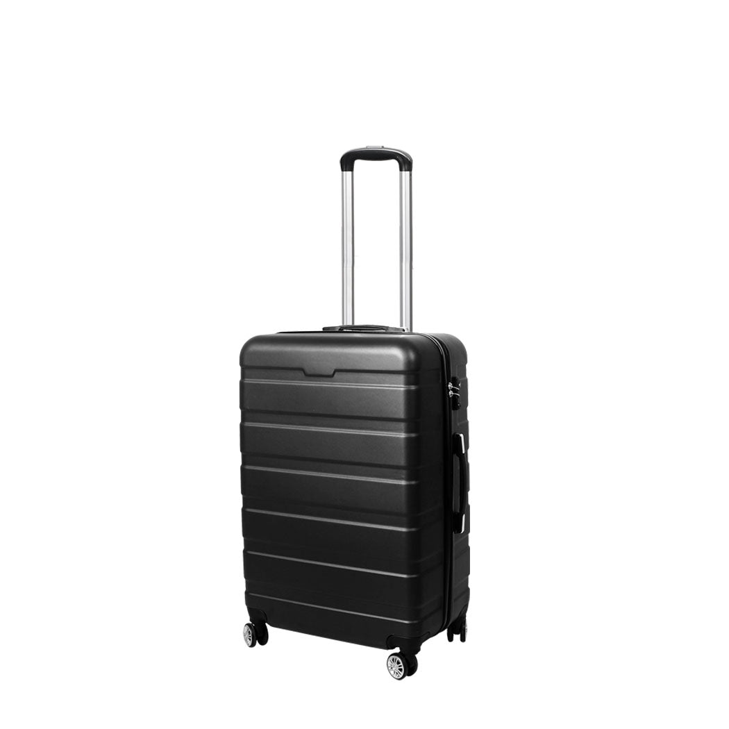 Slimbridge 24" Luggage Case Suitcase Black 24 inch-1954802813636841472