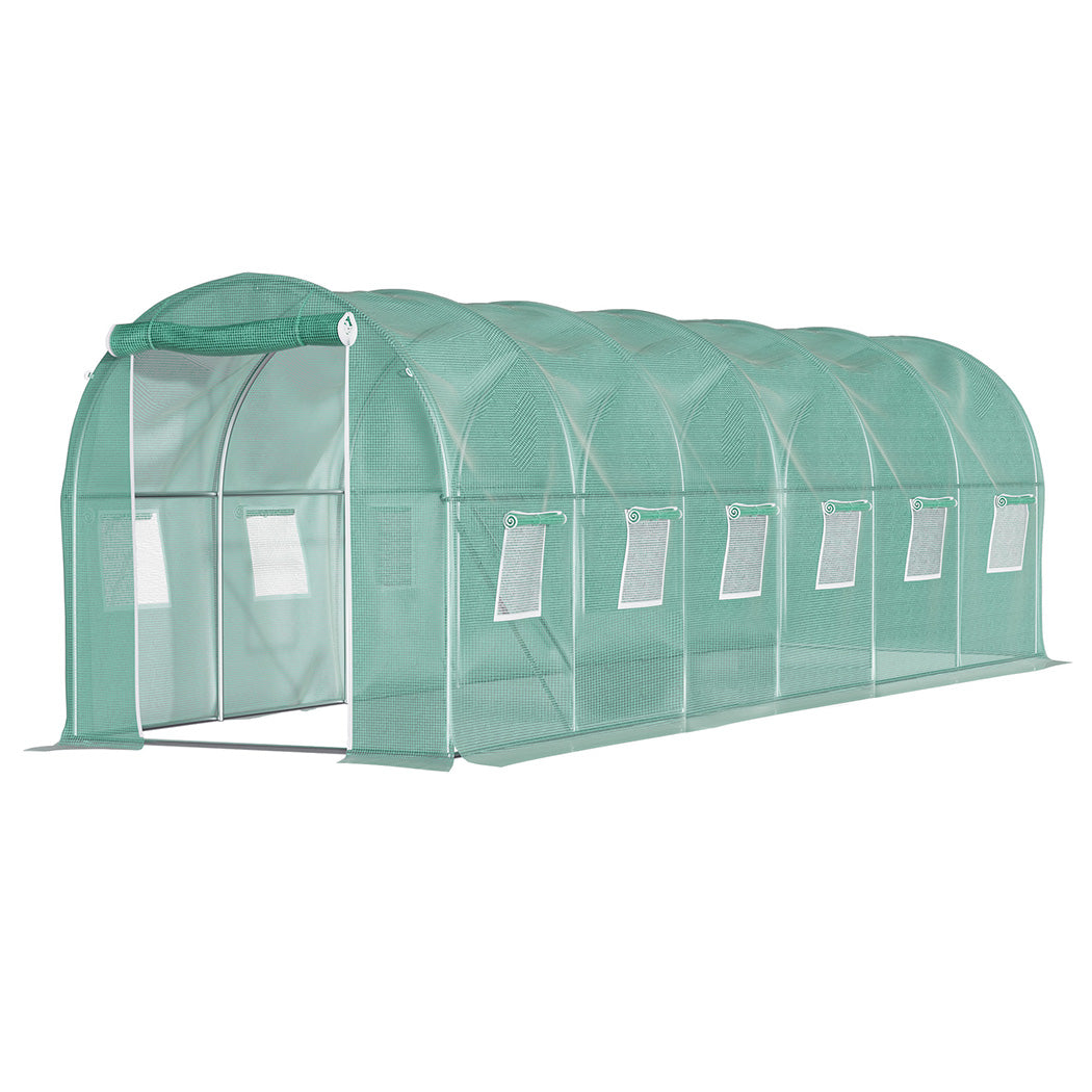 Lambu Greenhouse Walk-In Green House Shed 6M-1954802374958780416