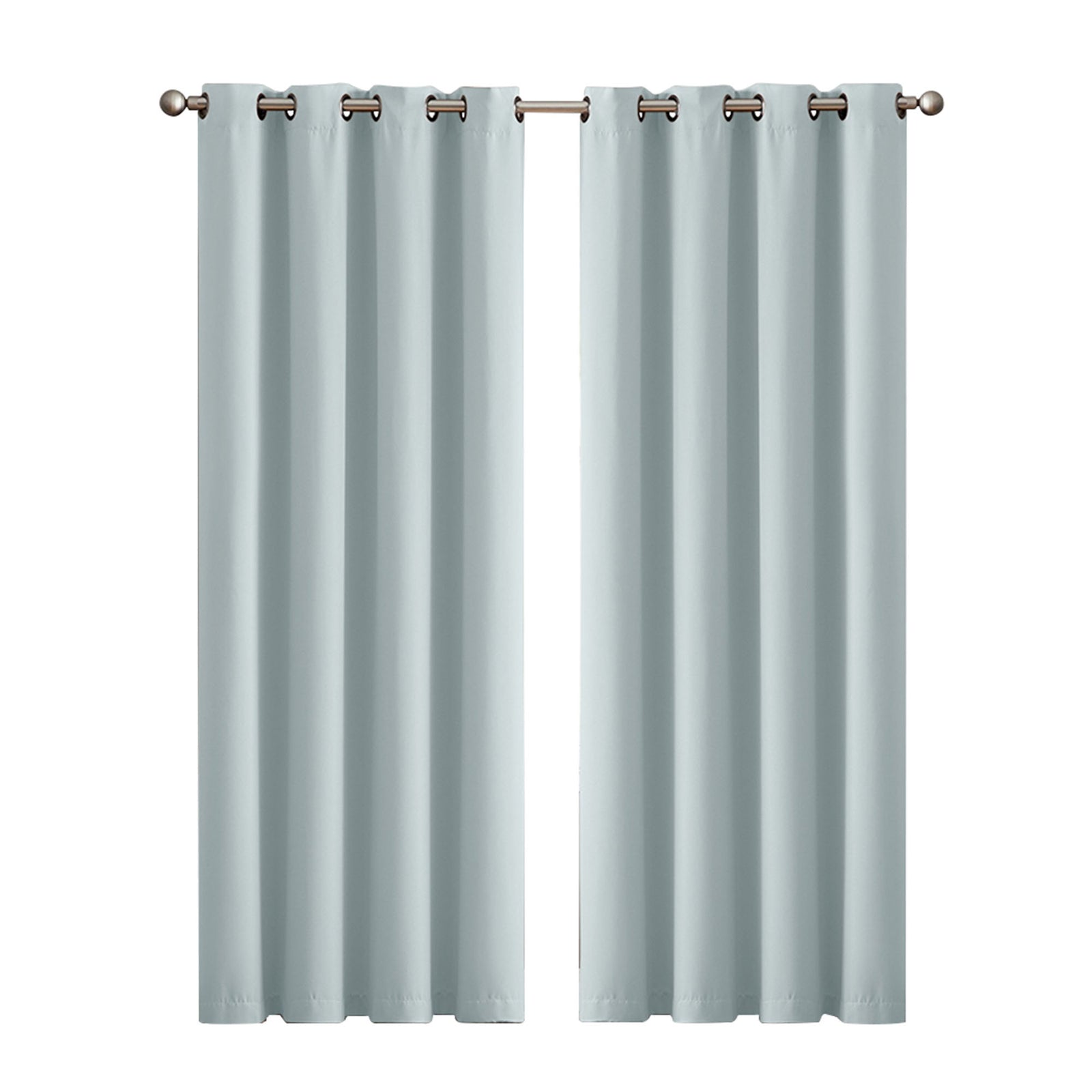 2x Blockout Curtains Panels 3 Layers Green-1910113269025214464