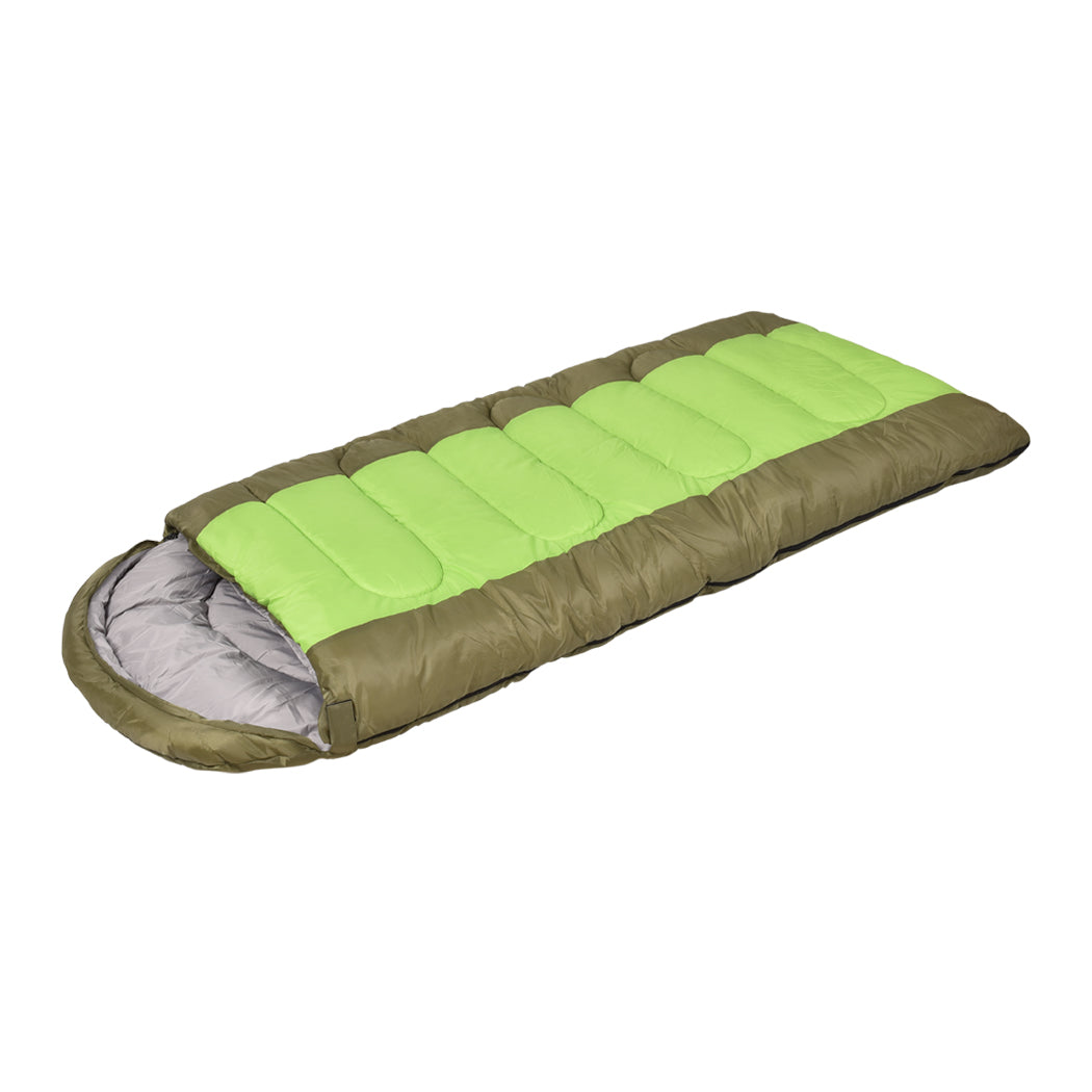 Mountview Sleeping Bag Outdoor Camping Green-1954802650017042432