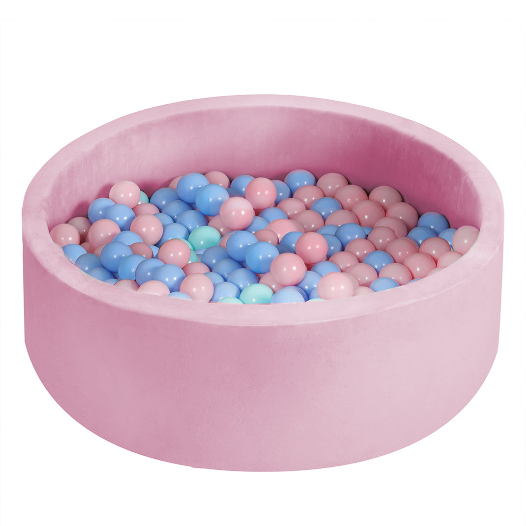 BoPeep Kids Balls Pit Baby Ocean Play Foam Pool Barrier Toy Padding Child Pink