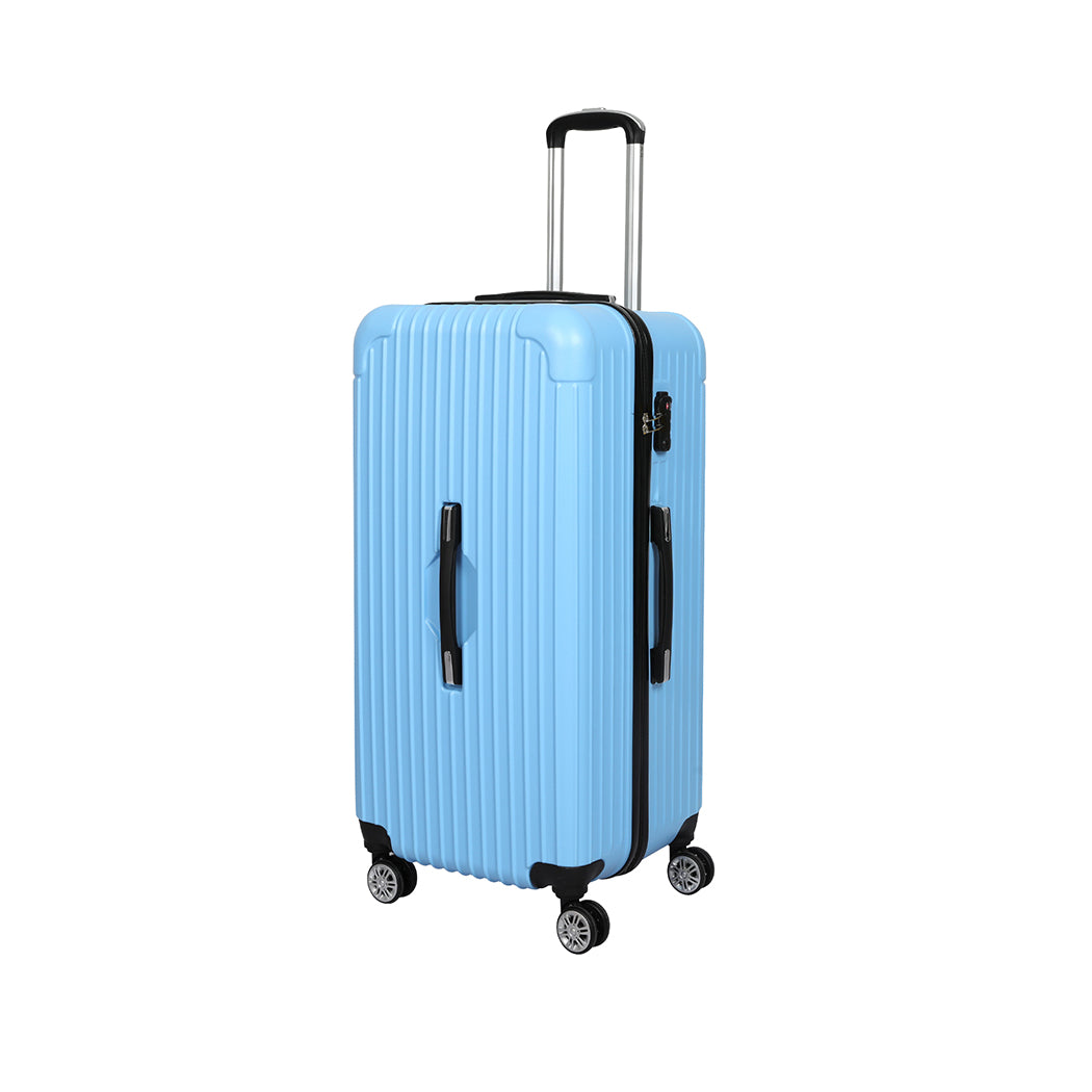 Slimbridge 30&quot; Luggage Travel Suitcase Trolley Case Packing Waterproof TSA Blue