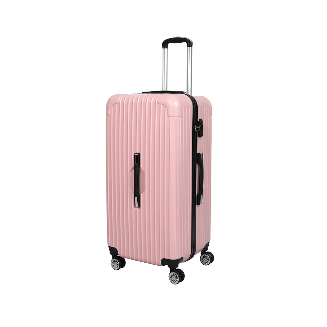 Slimbridge 30&quot; Luggage Travel Suitcase Trolley Case Packing Waterproof TSA Pink