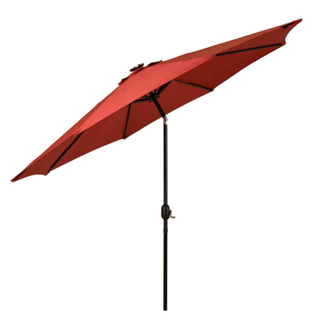 Mountview Outdoor Patio Aluminum Tiltable Red-1910112603082985473