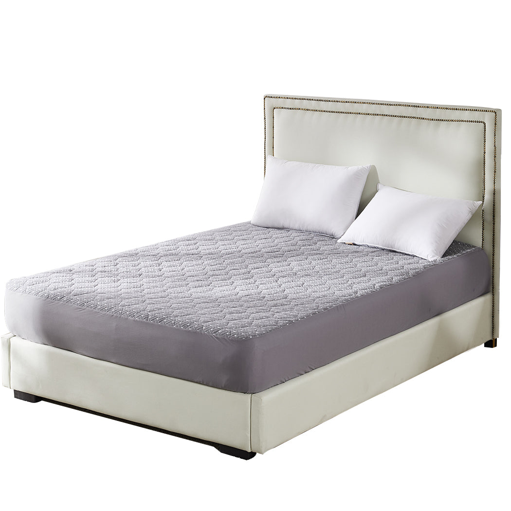 Dreamz Mattress Protector Topper Bamboo Single-1910112875289120769