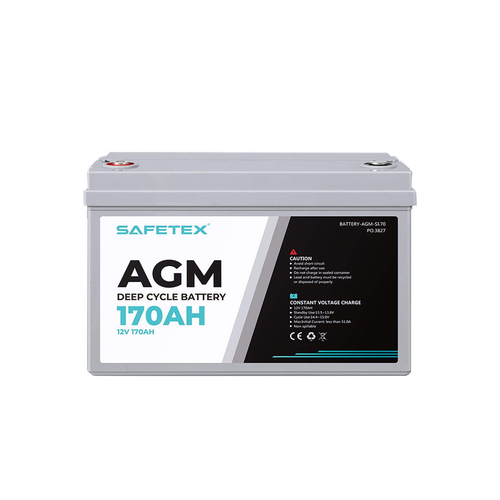 12V 170Ah AGM Battery Outdoor Rv Marine-1910113183369138176