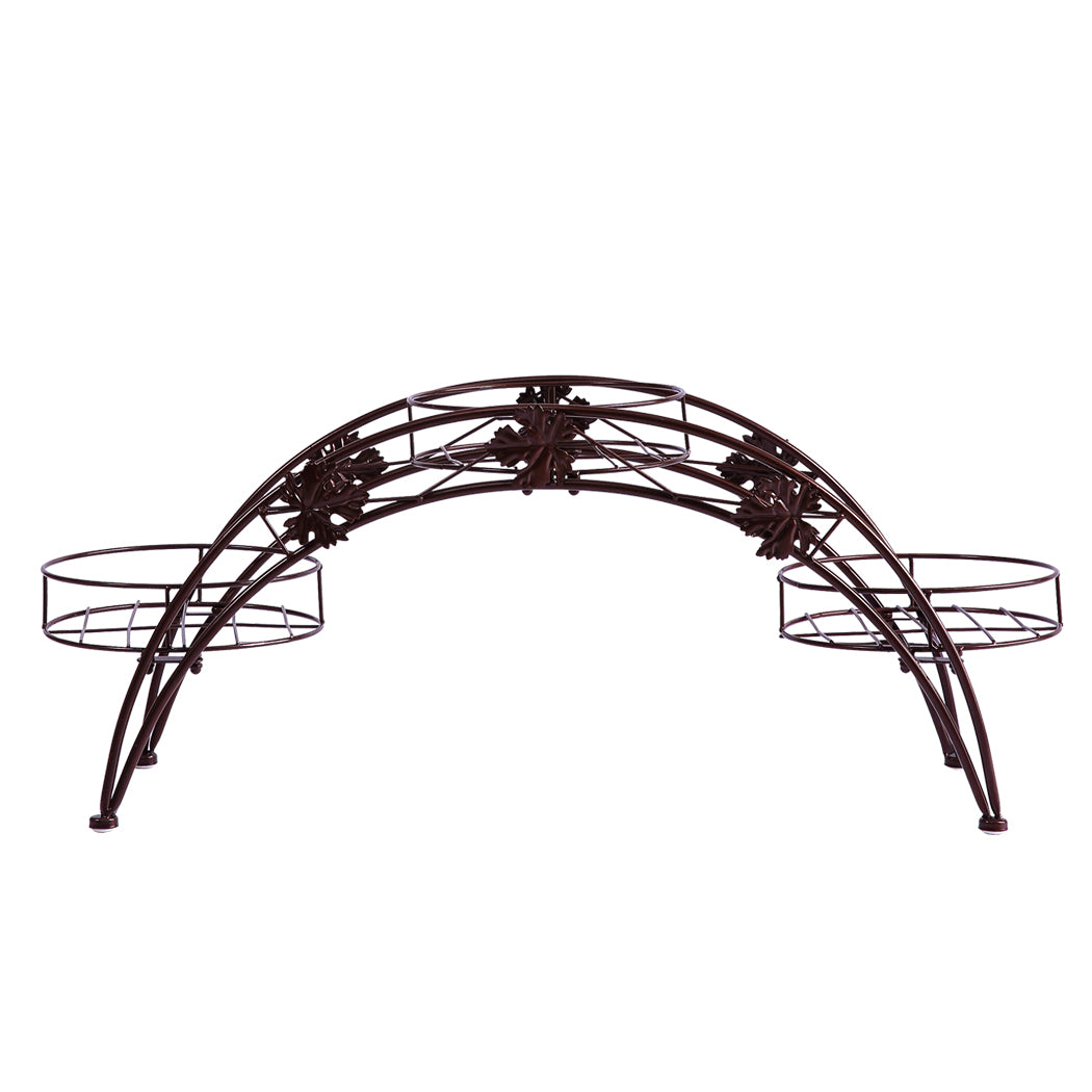 2X Plant Stand Outdoor Indoor Metal Bronze-1954802660351807489