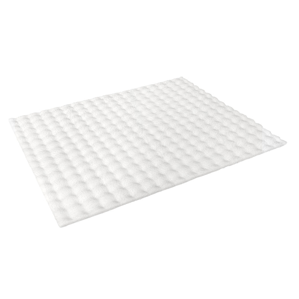 Marlow Floor Rug Carpet Fluffy Faux Rabbit Fur 80x120CM-1954802472350519297