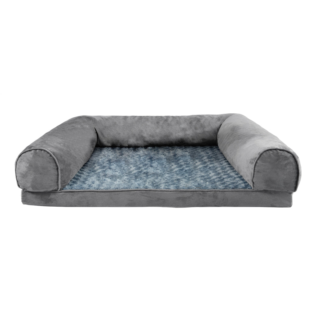 PaWz Pet Bed Sofa Dog Bedding Soft Warm XL Cover Grey Cover X-Large-1954802516243910657