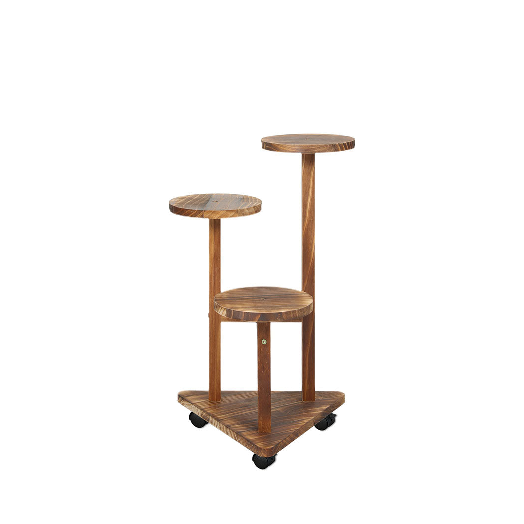 Levede 3-Tier Plant Stand Wood Wooden-1910112311113289729
