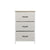 Levede Storage Cabinet Tower Chest of Drawers Dresser Tallboy 9 Drawer Beige
