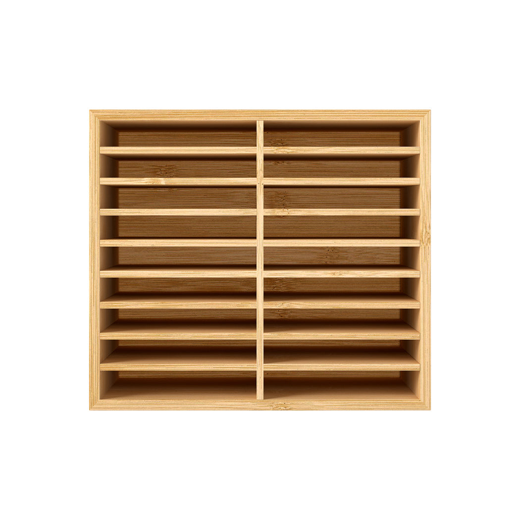 Levede Bamboo Marker Organizer Large Capacity Holder-1973193604943974401