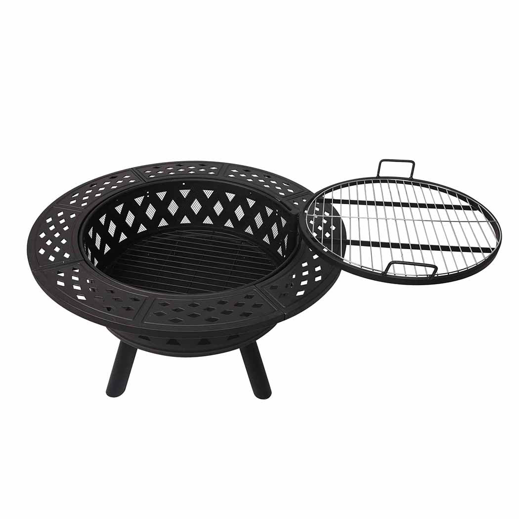 Moyasu Fire Pit BBQ Grill Outdoor Fireplace-1919892875278159873