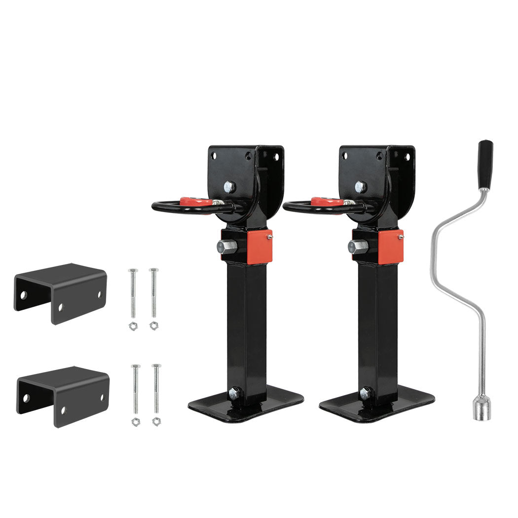 Manan 2X 410mm-545mm Drop Down Corner Black-1954802966515027969