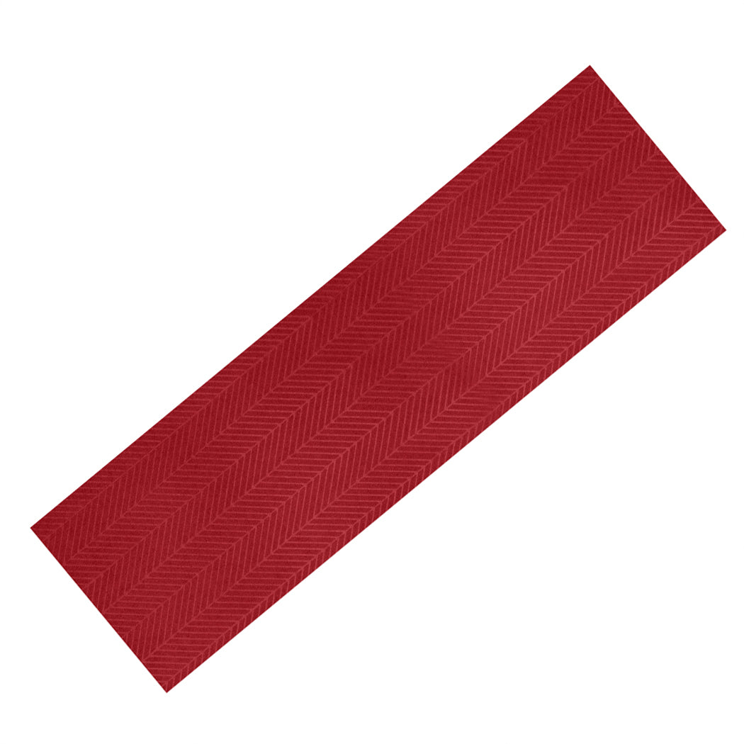 Marlow Extra Large Floor Rug Non Slip 90cm x 305cm Red-1954802463102078977