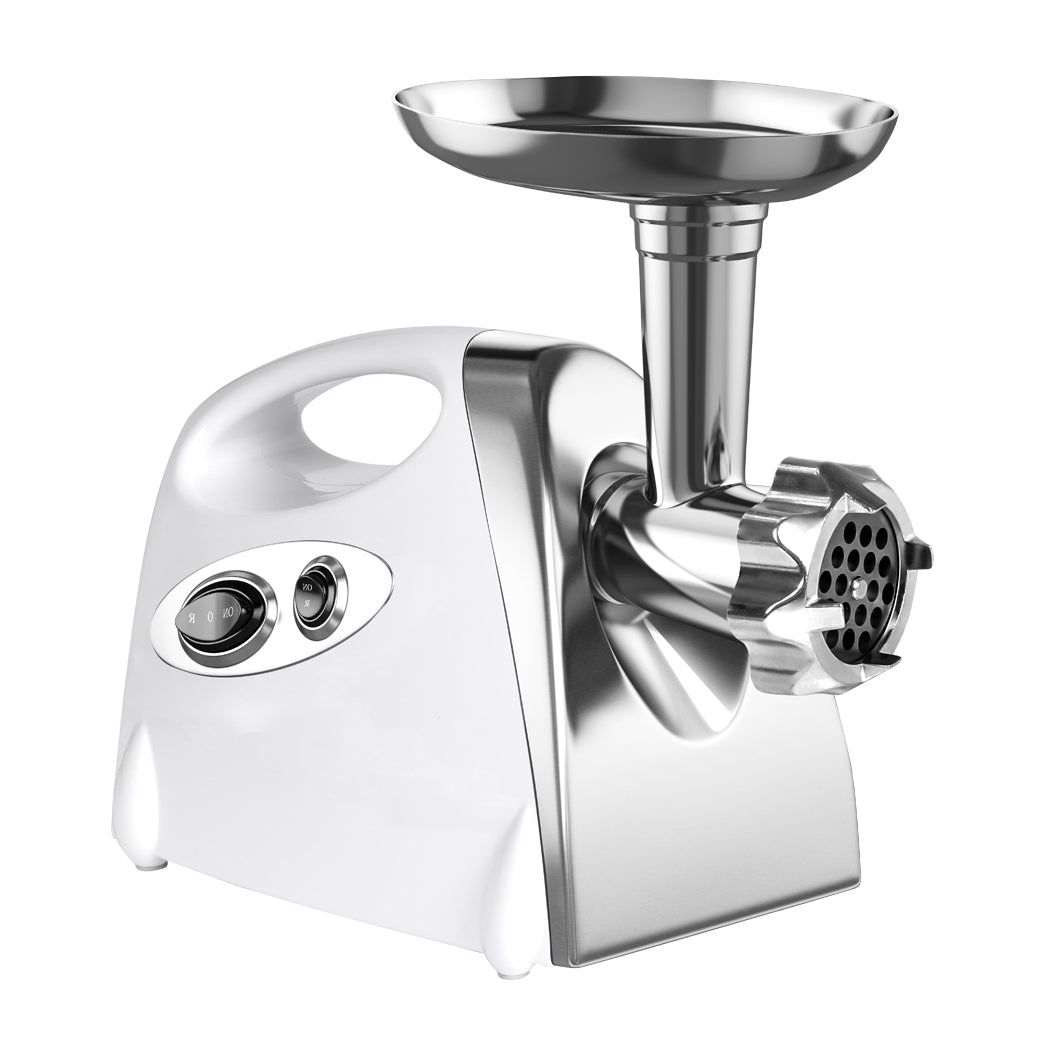 800W Electric Meat Grinder Mincer Sausage White-1910112869324820481