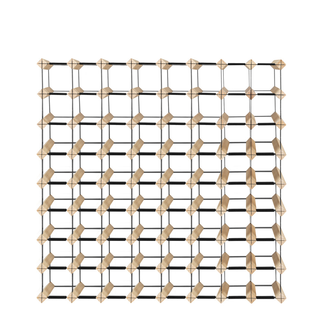 Levede 72 Bottle Timber Red Wine Rack-1919892822316683265