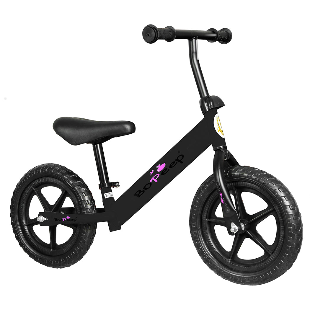 BoPeep Kids Balance Bike Ride On Toys Black-1954802781164539905