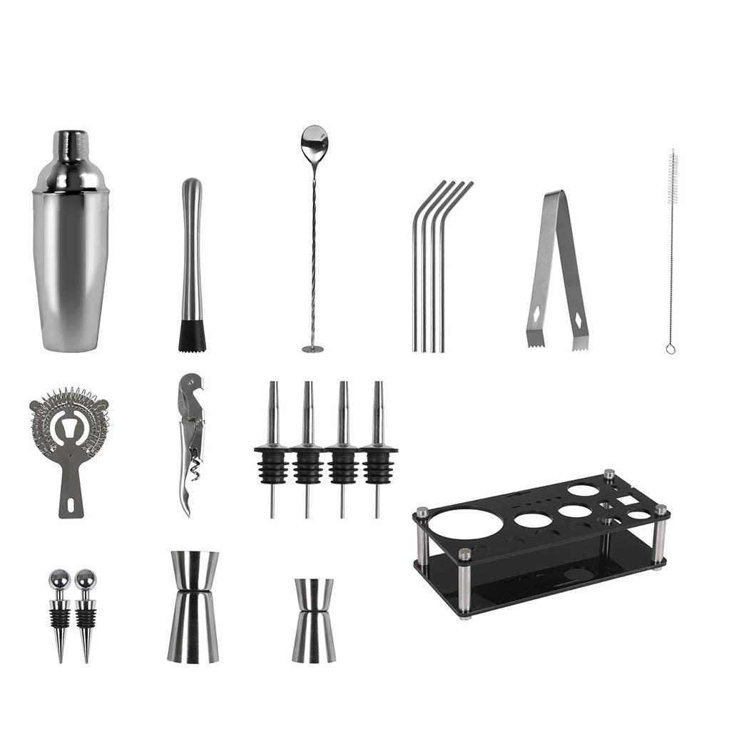 Cocktail Shaker Set Stainless Steel-1954802331371573249