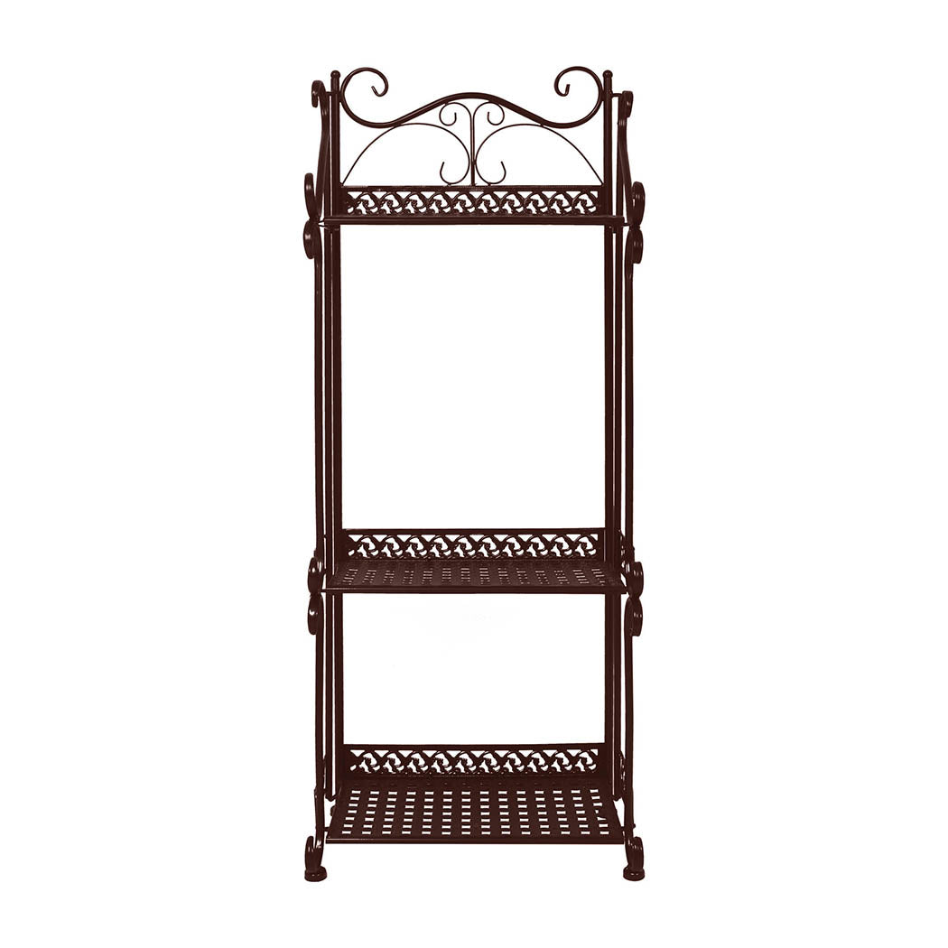 Levede Plant Stand 3 Tiers Outdoor Indoor Bronze-1910112300719804417
