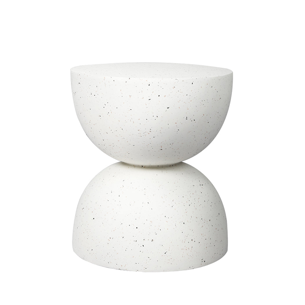 Levede Side Table Terrazzo Coffee Tables Beige-1954802989000691713