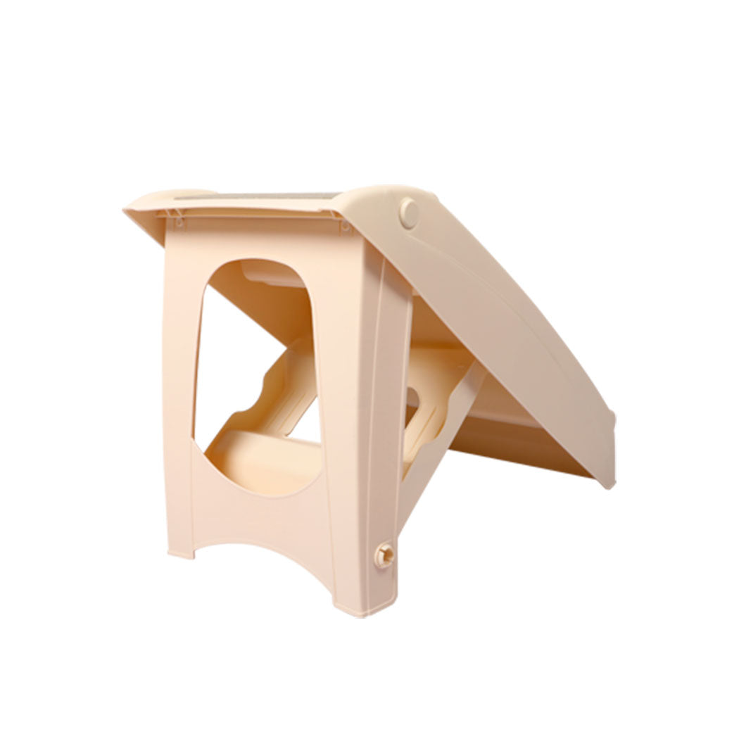 PaWz Pet Ramp Indoor Dog Steps Stair Brown-1954802514612326401