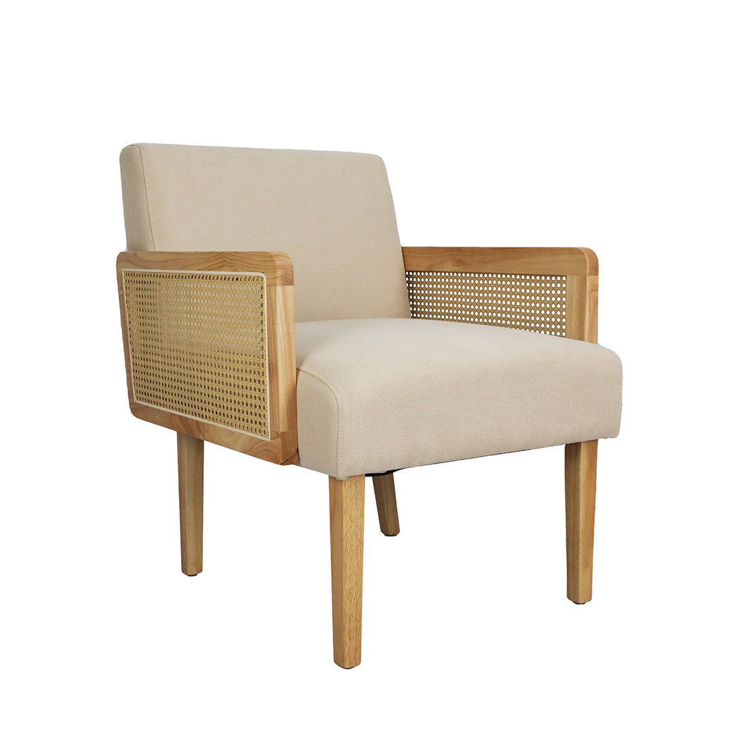 Levede Rattan Lounge Armchair-1954802349432246273