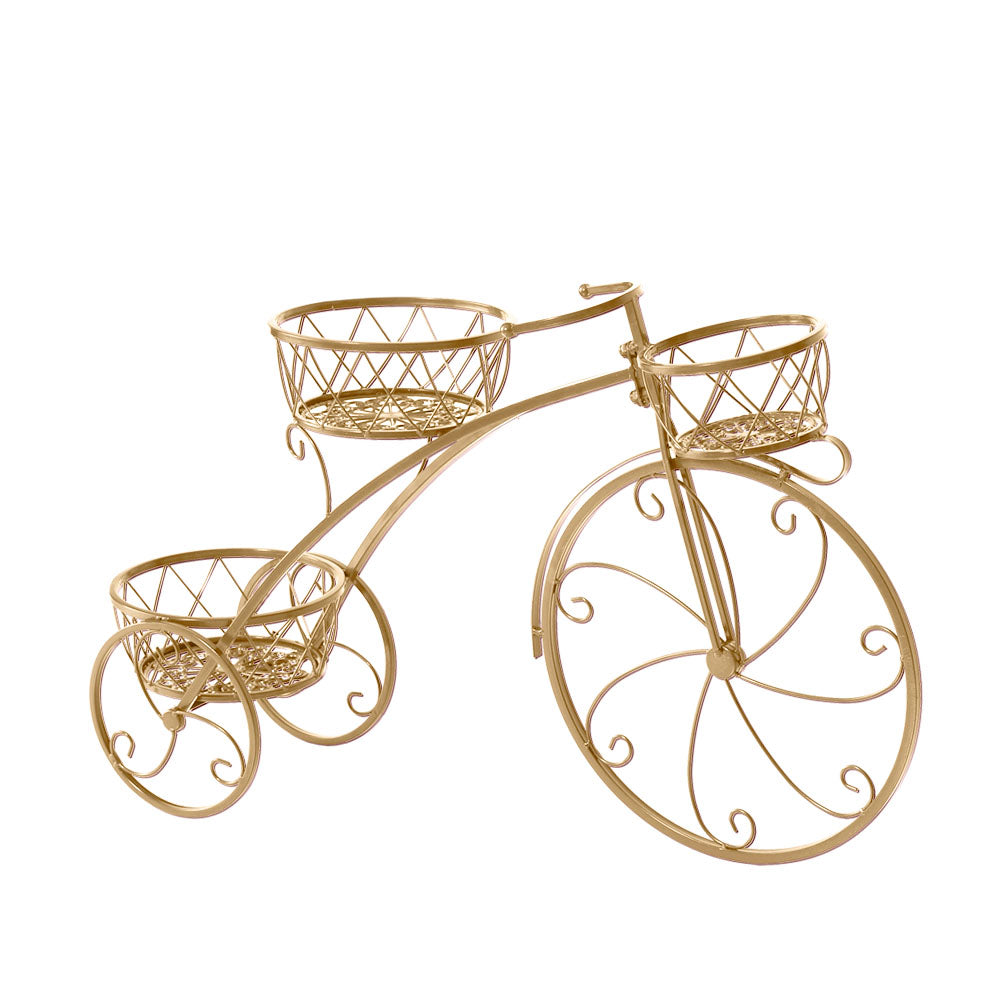 Levede Plant Stand Outdoor Indoor Metal Gold-1919892858664521729